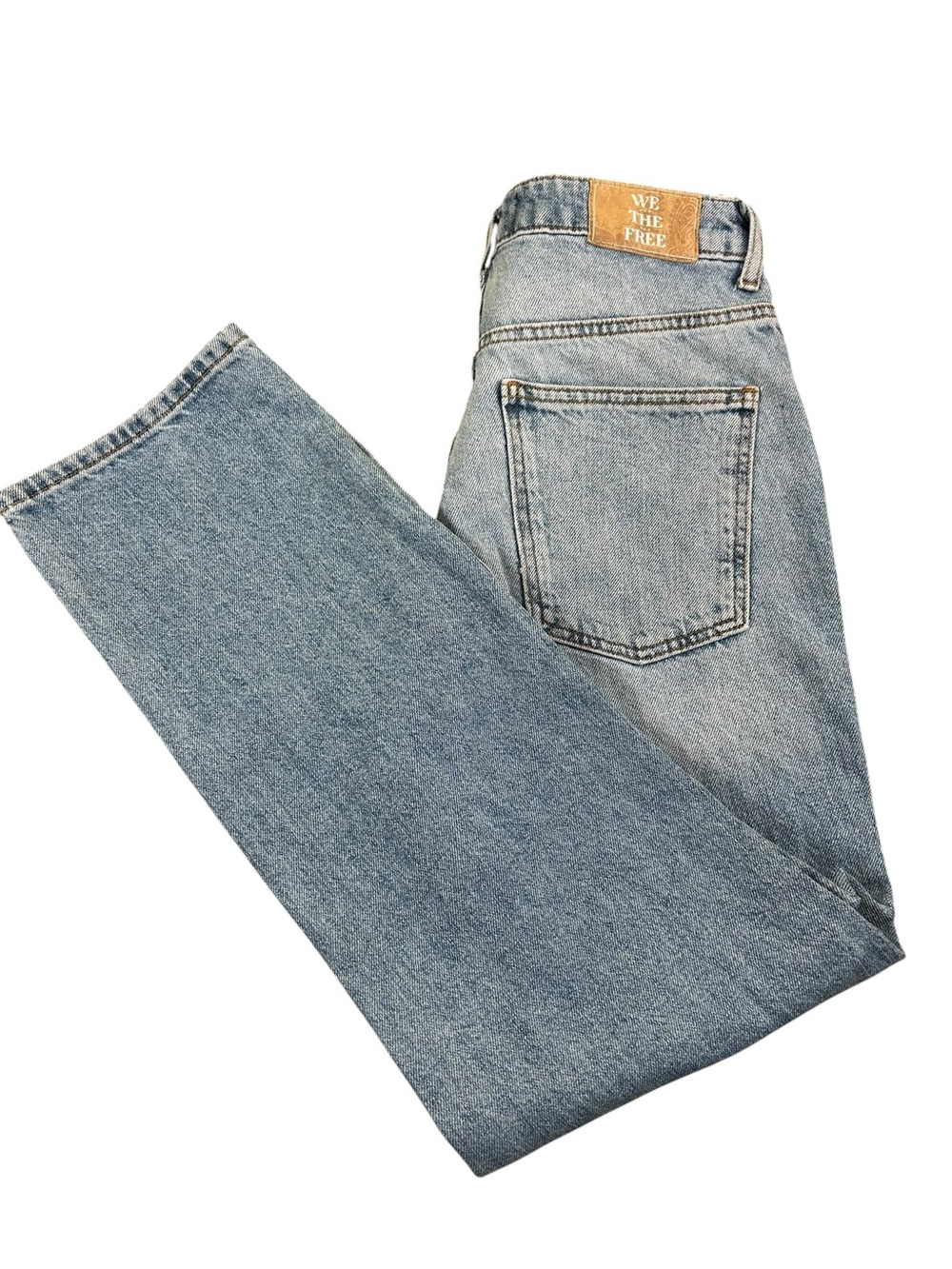 WE THE FREE Free People Pacifica High Rise Slim‎ Straight Jeans 26